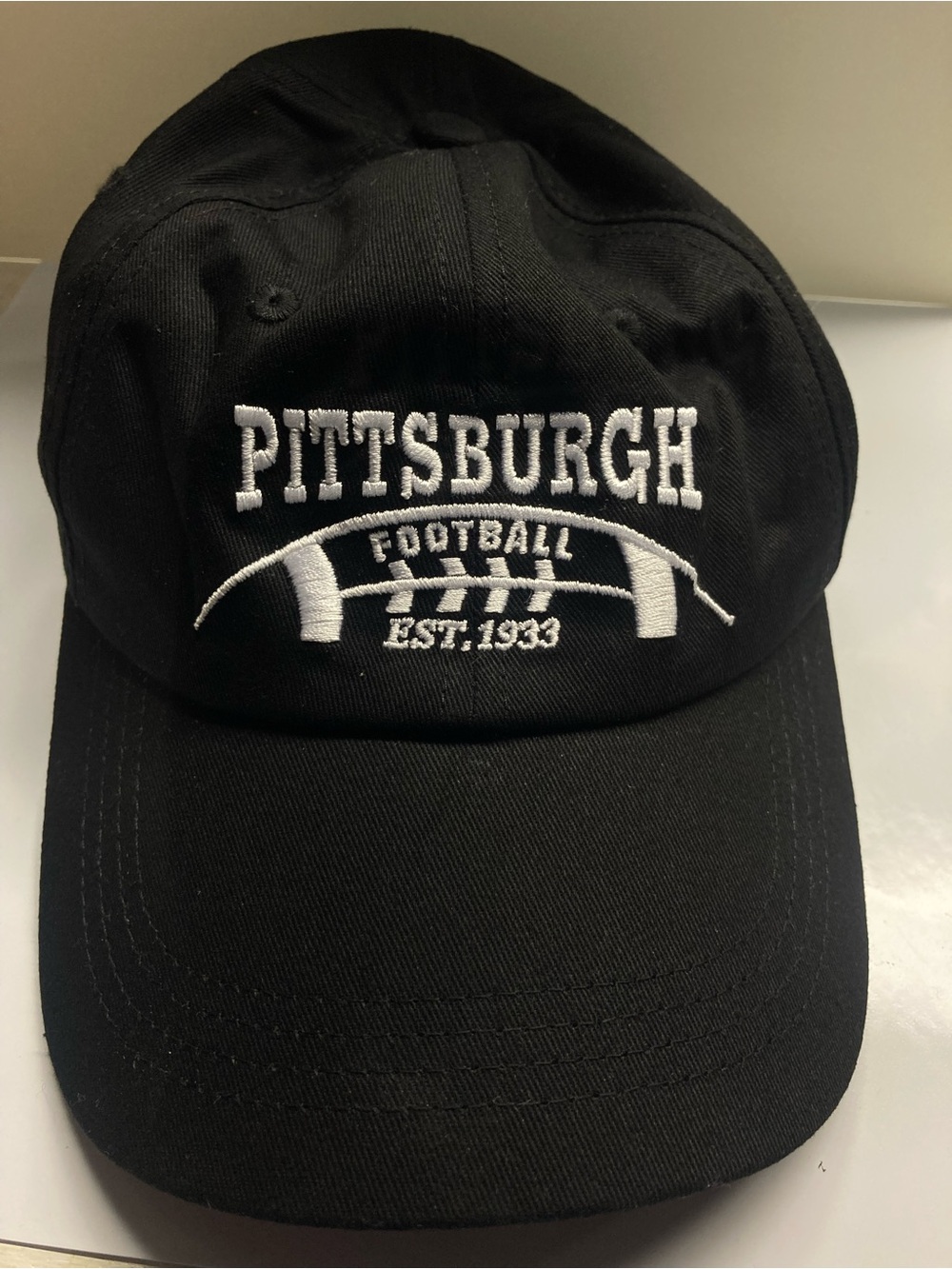 New! Pittsburgh Steelers Football Ballcap Hat. Adjustable Back Hat.